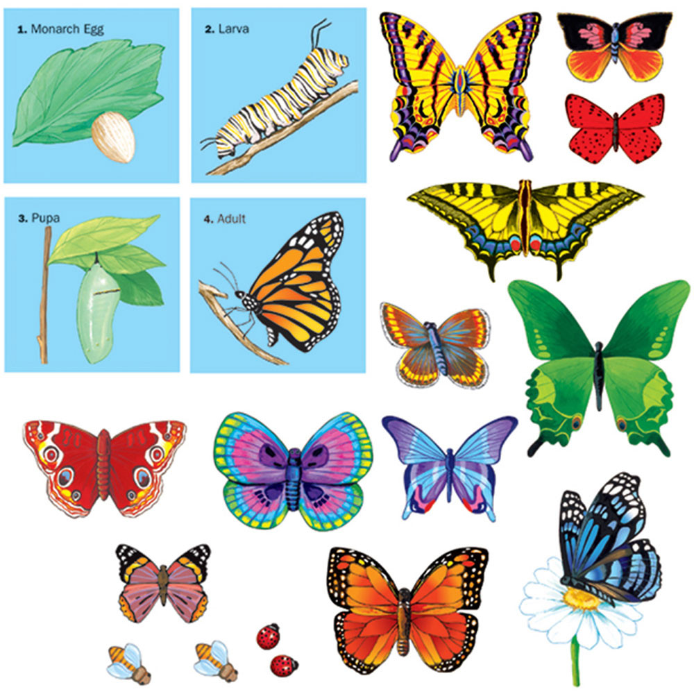 LFV22306 - Butterflies Precut Flannelboard in Flannel Boards