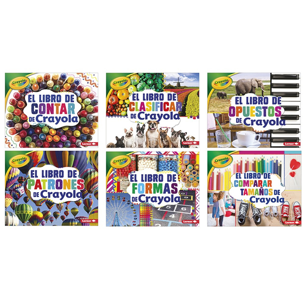 LPB1541555058 - Crayola Concepts Books Spanish Set Of 6 in Books