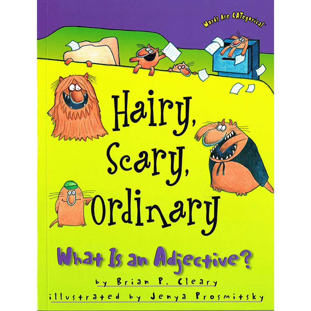 LPB1575055546 - Words Are Categorical Hairy Scary Ordinary What Is An Adjective in Classroom Favorites