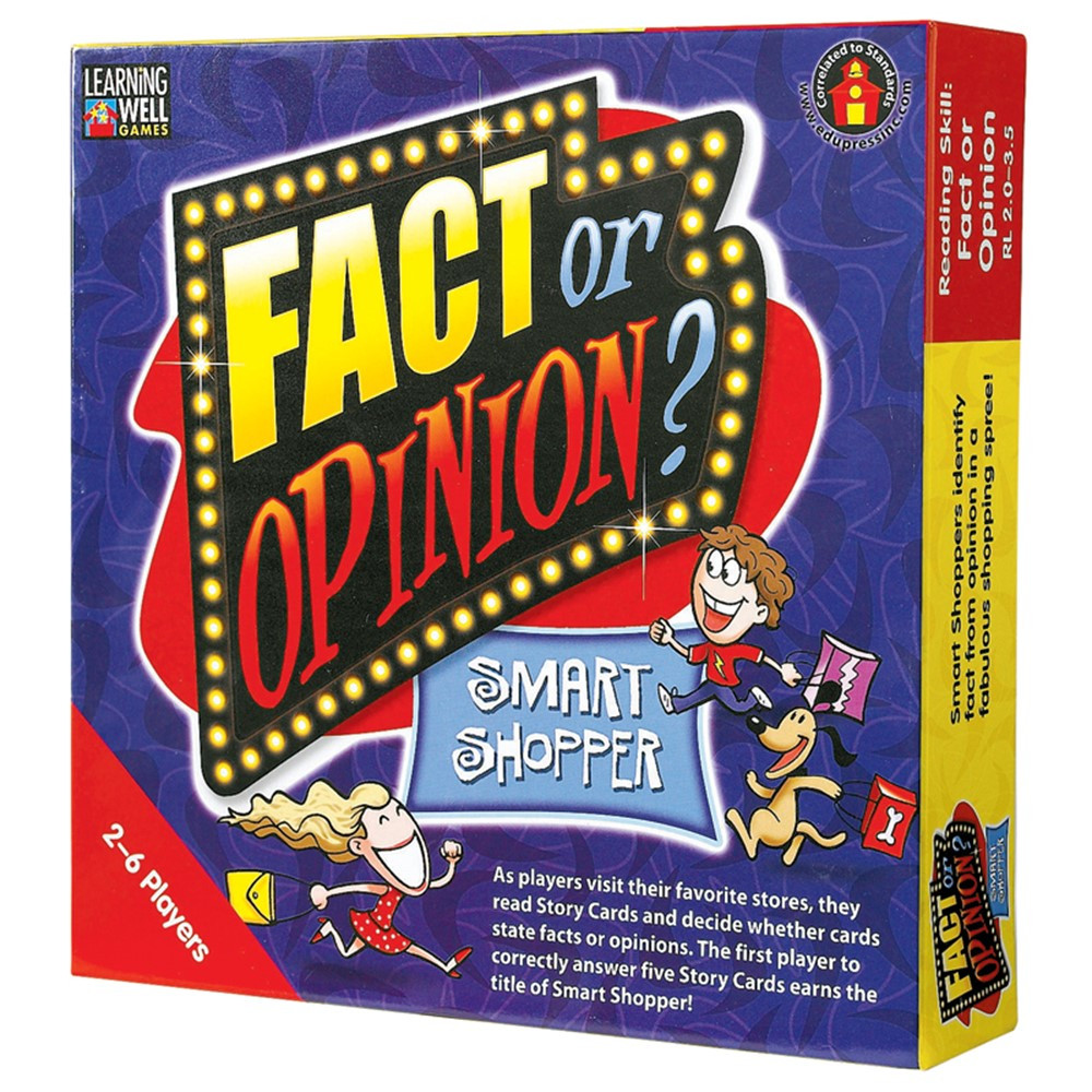 LRN402 - Fact Or Opinion Shopping Mall Red in Language Arts