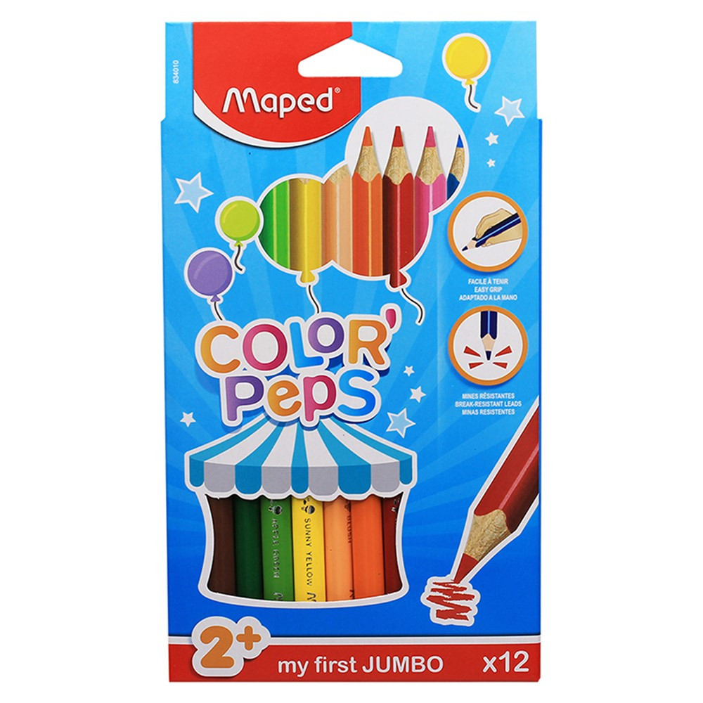 Maped Triangular Colored Pencils 24-Color Set