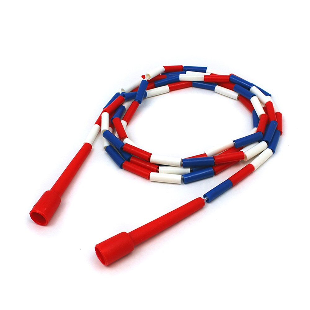 MASJR10 - Jump Rope Plastic 10 Sections On Nylon Rope in Jump Ropes