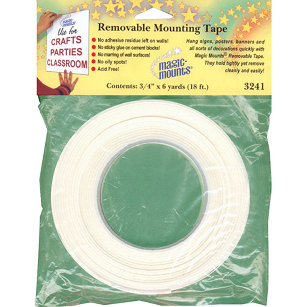 MIL3241 - Wall Mounting Tabs 3/4 X 6 Yards in Adhesives