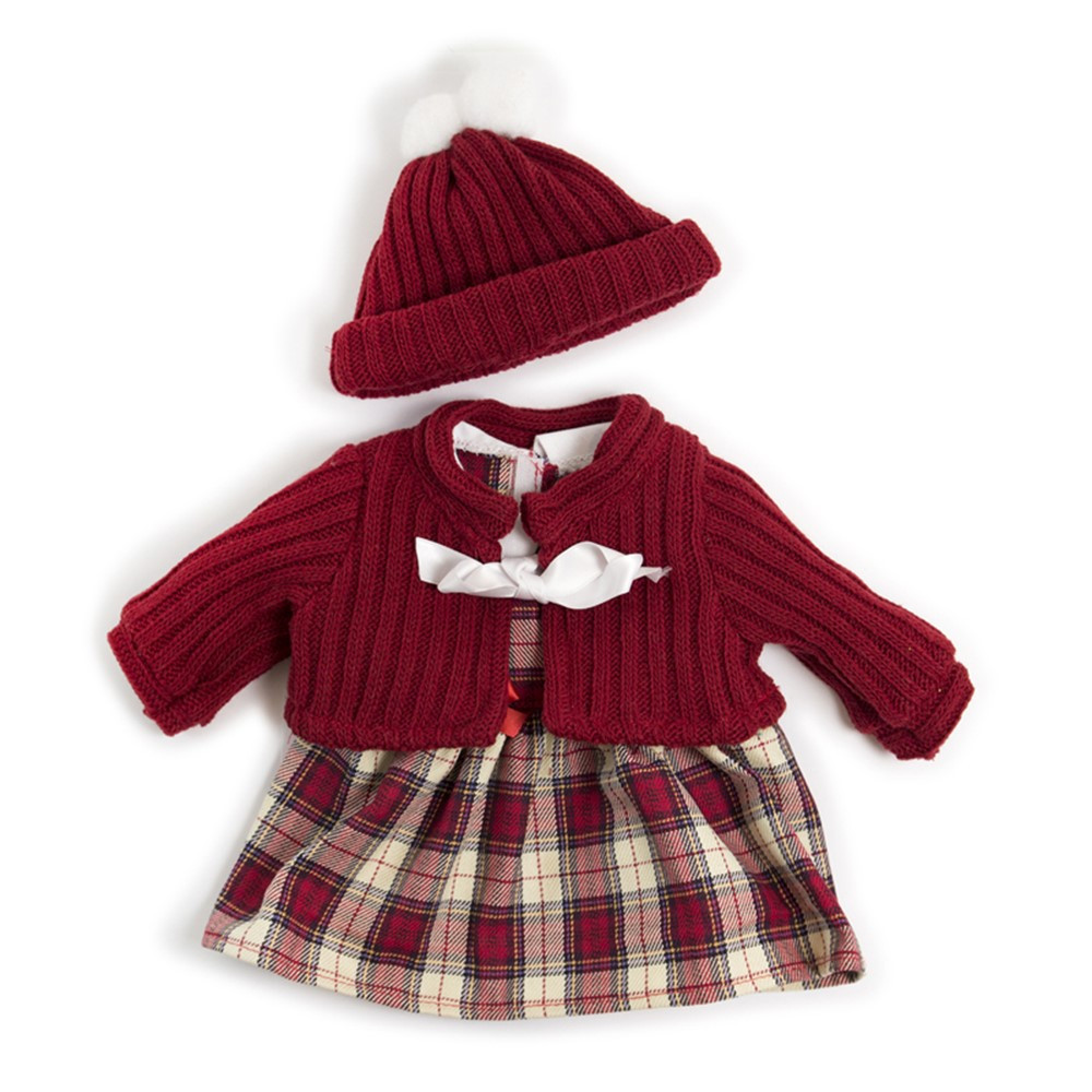 Doll Clothes, Cold Weather Dress Set - MLE31558 | Miniland Educational Corporation | Pretend & Play