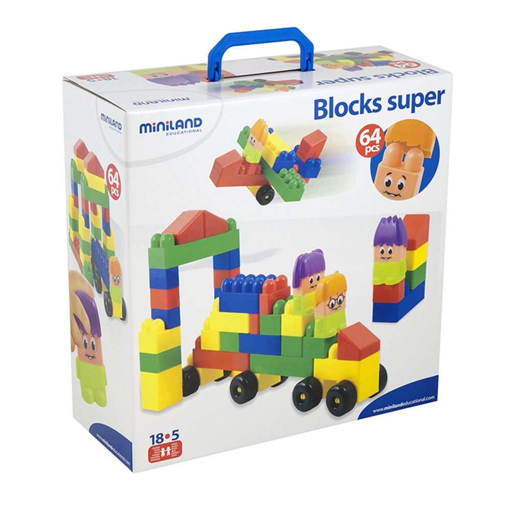 MLE32337 - Blocks Super 64 Pcs in Blocks & Construction Play