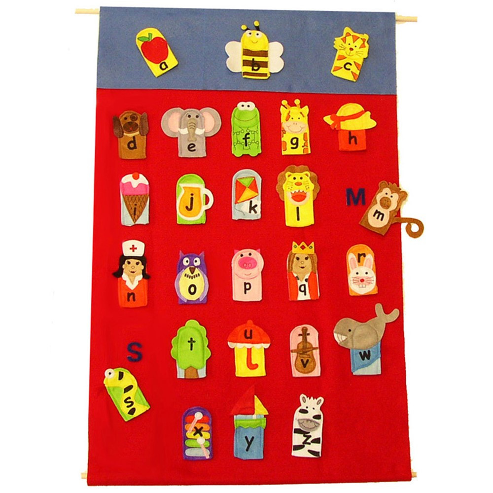 MTB737 - Alphabet Finger Puppets & Wall Chart in Puppets & Puppet Theaters