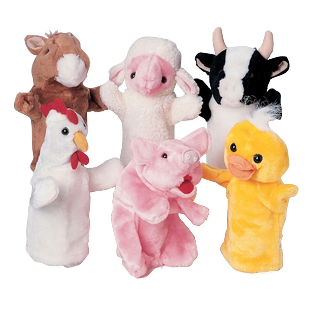 The Puppet Company Farm Animals Finger Puppets, Set of 6