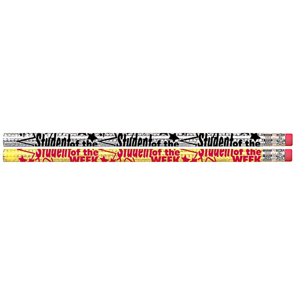 MUS1407D - Student Of The Week 12Pk Motivational Fun Pencils in Pencils & Accessories
