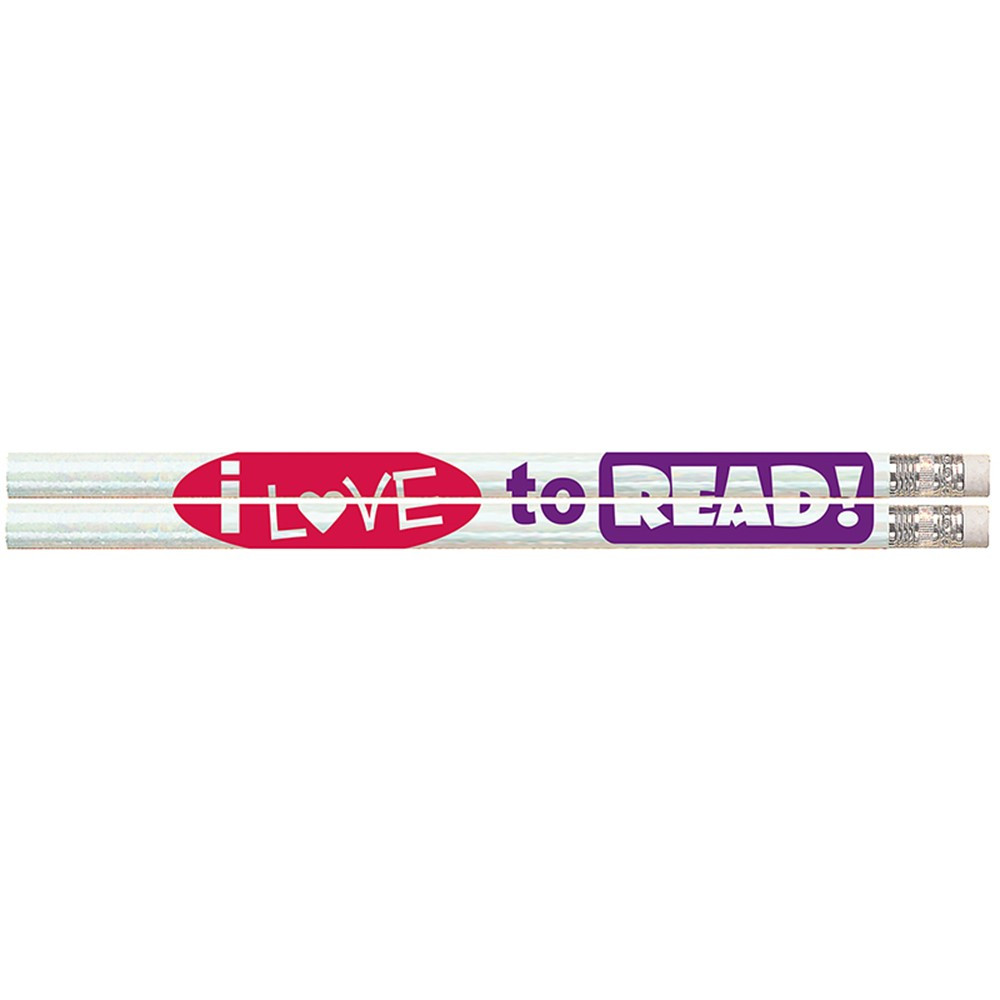 I Love to Read! Pencil, Pack of 12 - MUS1486D | Musgrave Pencil Co Inc | Pencils & Accessories