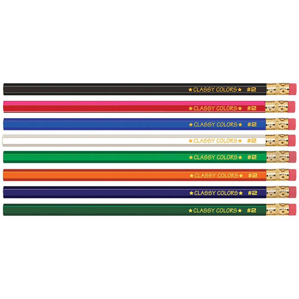 MUSDHEX9912 - Musgrave No 2 Dozen Wood Case Hex Pencils Assorted Colors in Pencils & Accessories
