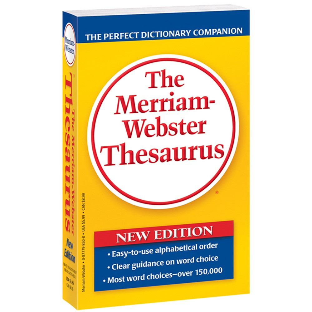 MW-8508 - Merriam Websters Thesaurus Paperbck in Reference Books