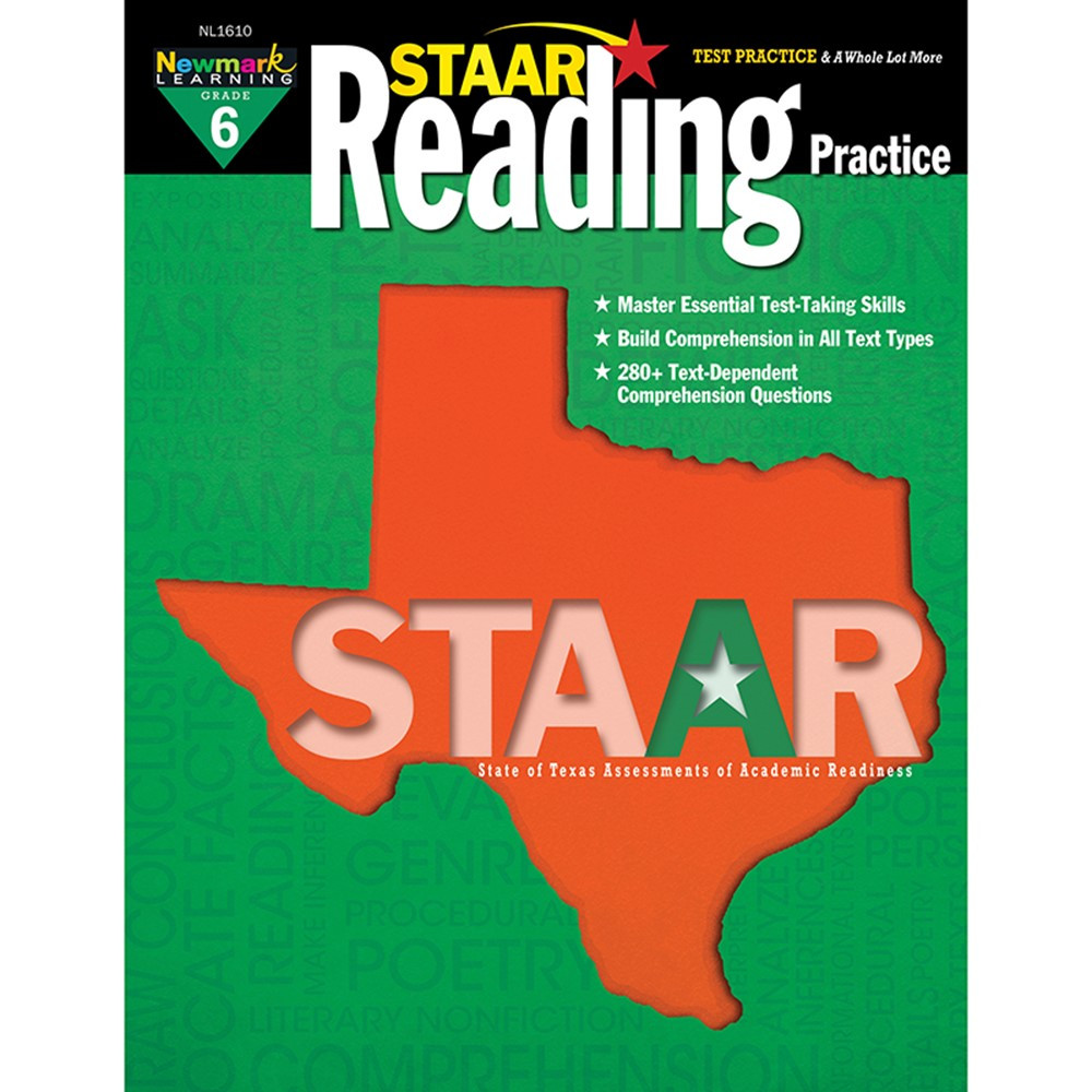 NL-1610 - Staar Reading Practice Gr 6 in Reading Skills