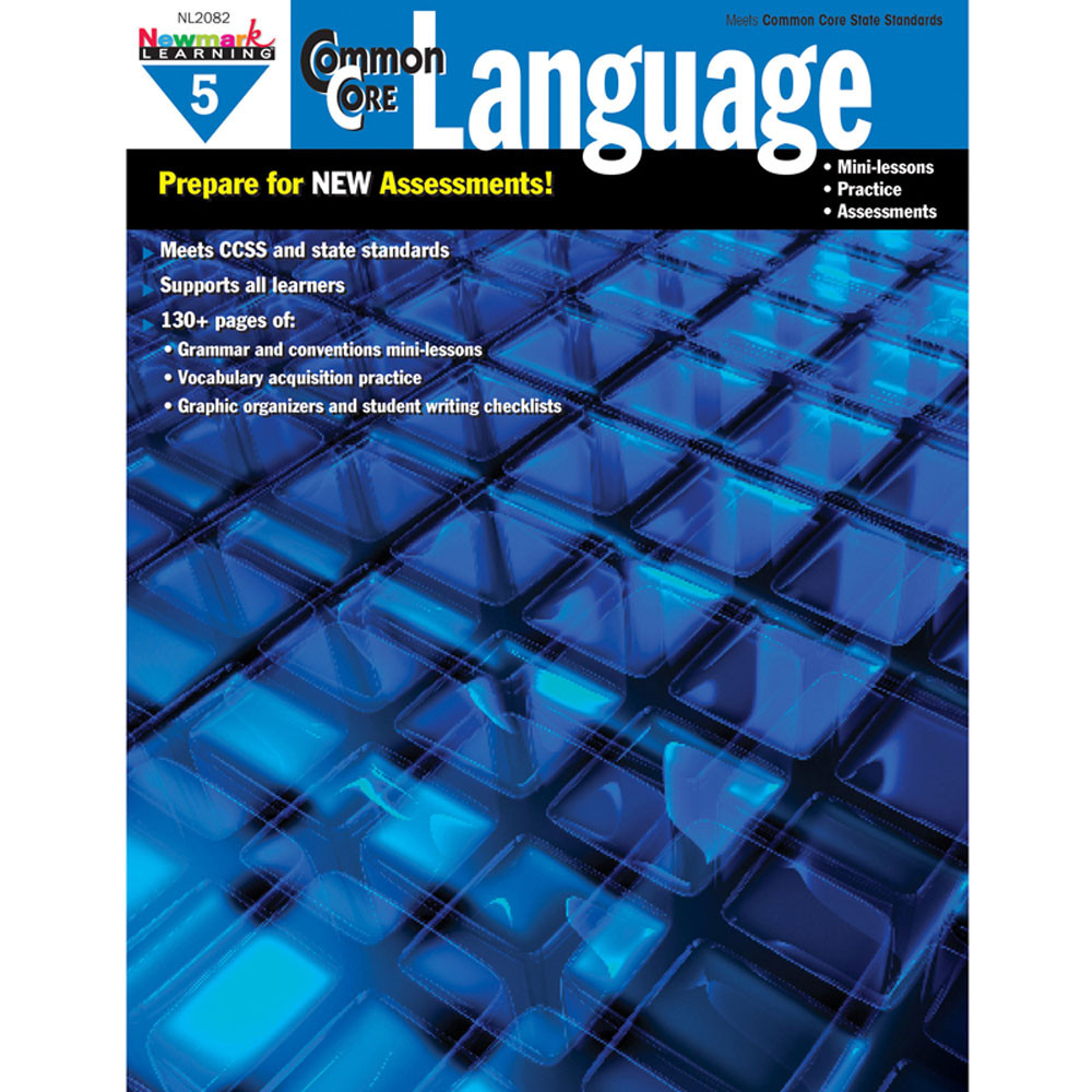 NL-2163 - Common Core Practice Language Gr 5 Book in Language Skills