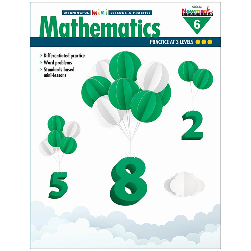 NL-5434 - Mini Lessons & Practice Math Gr 6 Meaningful in Activity Books
