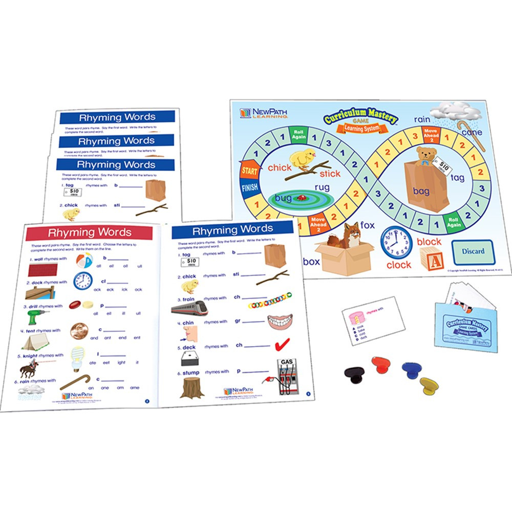 NP-221913 - Rhyming Words Learning Centr Gr 1-2 in Learning Centers