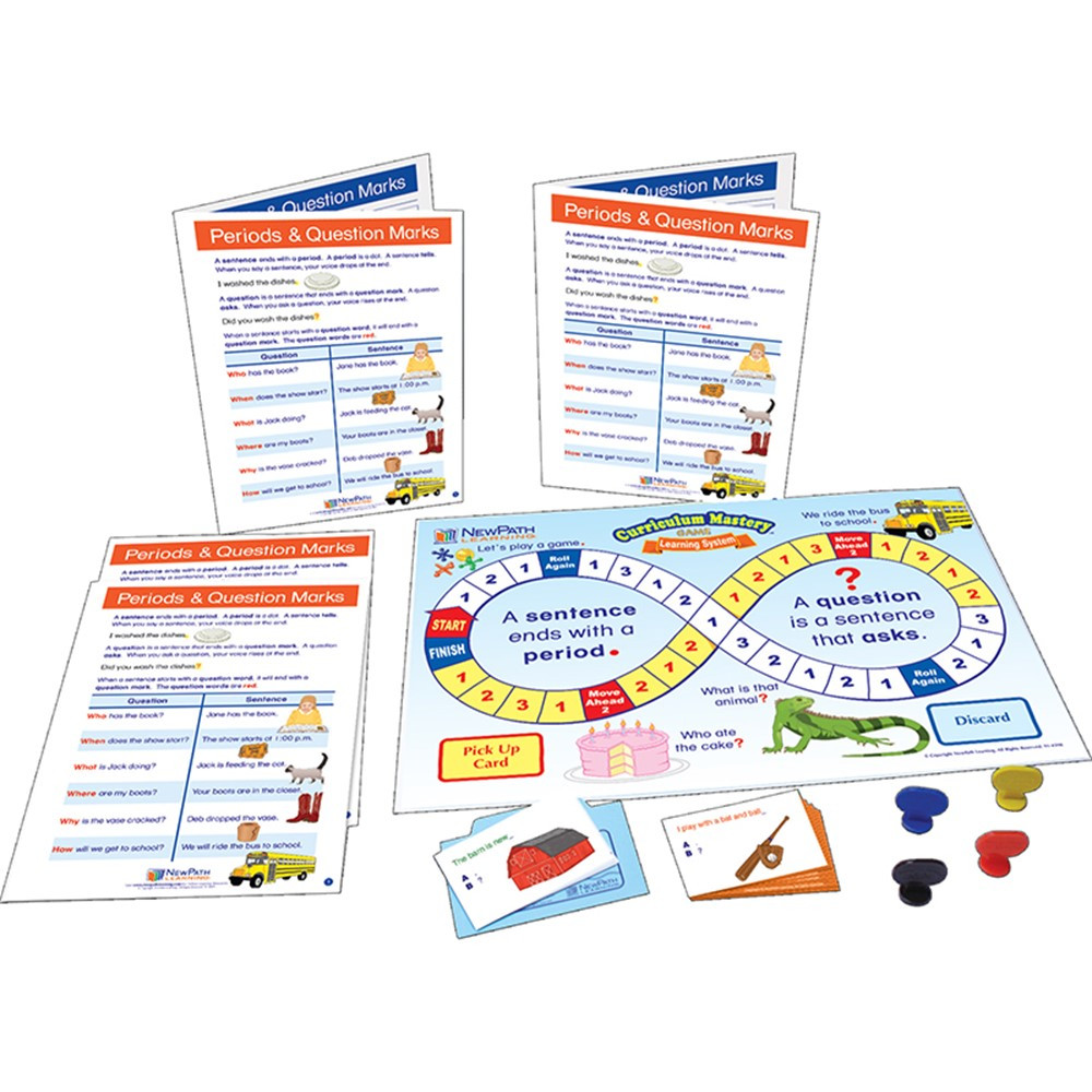 NP-221918 - Periods & Question Marks Gr 1-2 Learning Center in Learning Centers