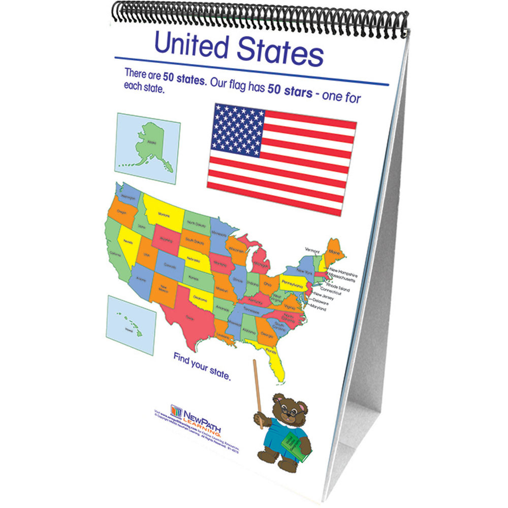NP-350024 - Geography Early Childhood Social Studies Readiness Flip Chart in Geography