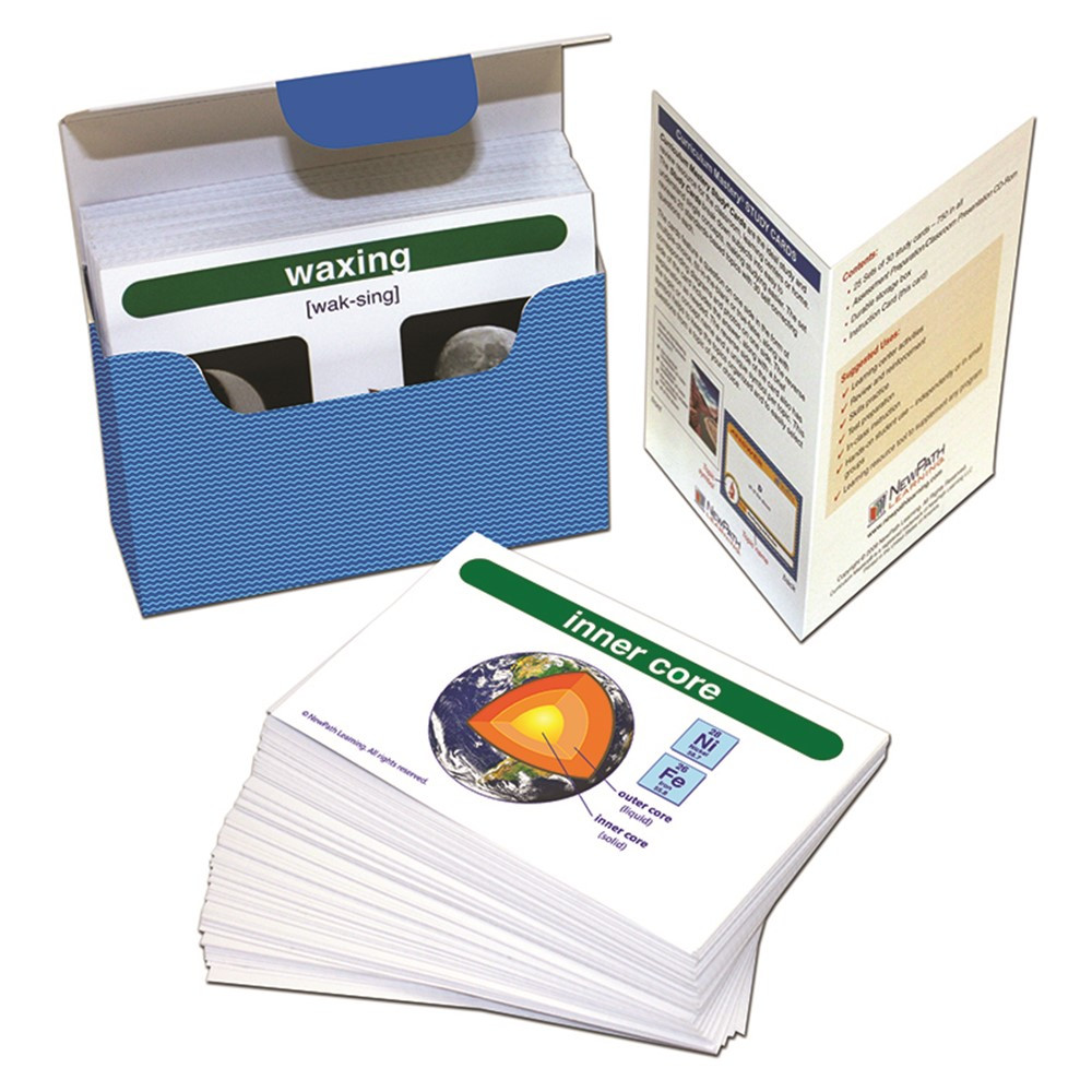 NP-446018 - Earth Science Vocabulary Builder Flash Card Set Middle School in Earth Science