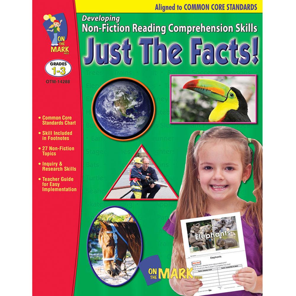 OTM14288 - Just The Facts Gr 1-3 Developing Non Fiction Reading Comp Skills in Comprehension