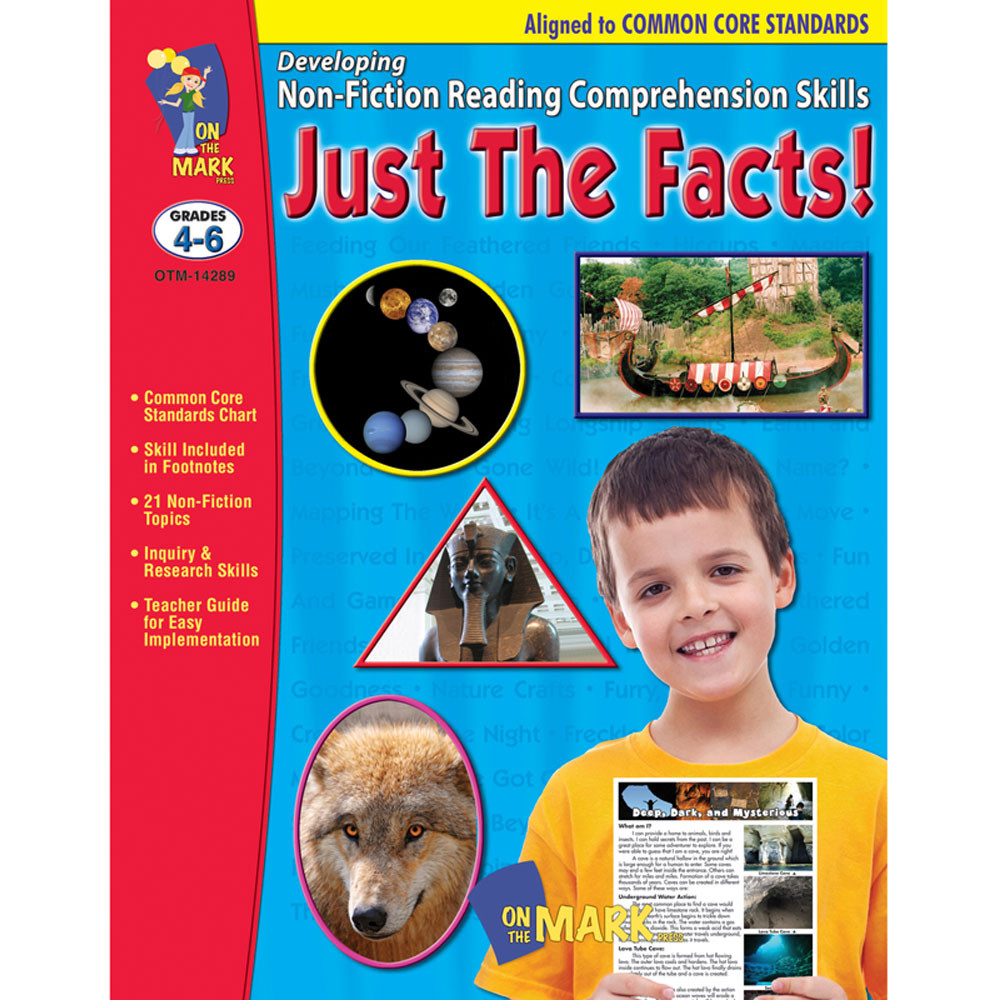 OTM14289 - Just The Facts Gr 4-6 Developing Non Fiction Reading Comp Skills in Comprehension