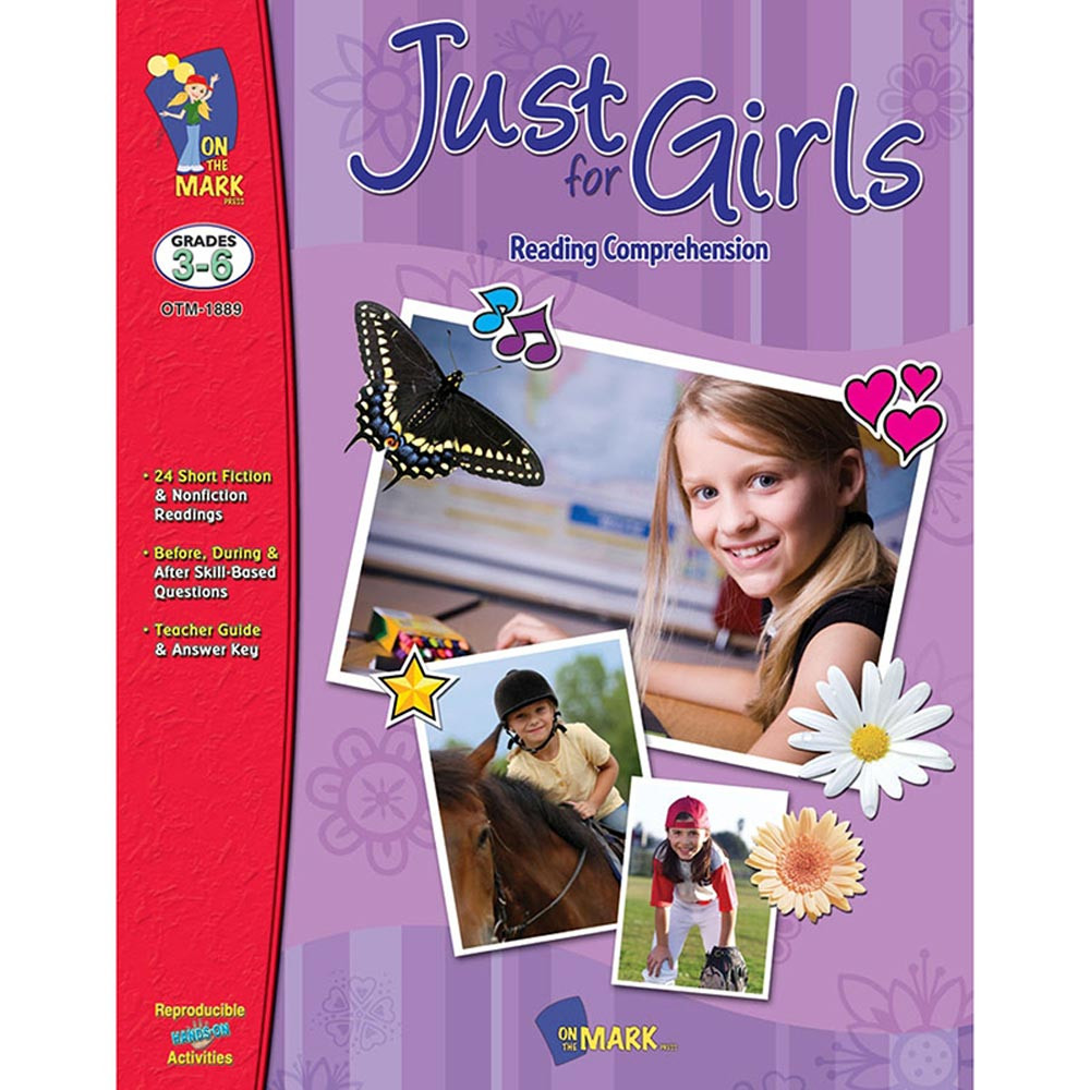 OTM1889 - Just For Girls Reading Comprehension Gr 3-6 in Comprehension