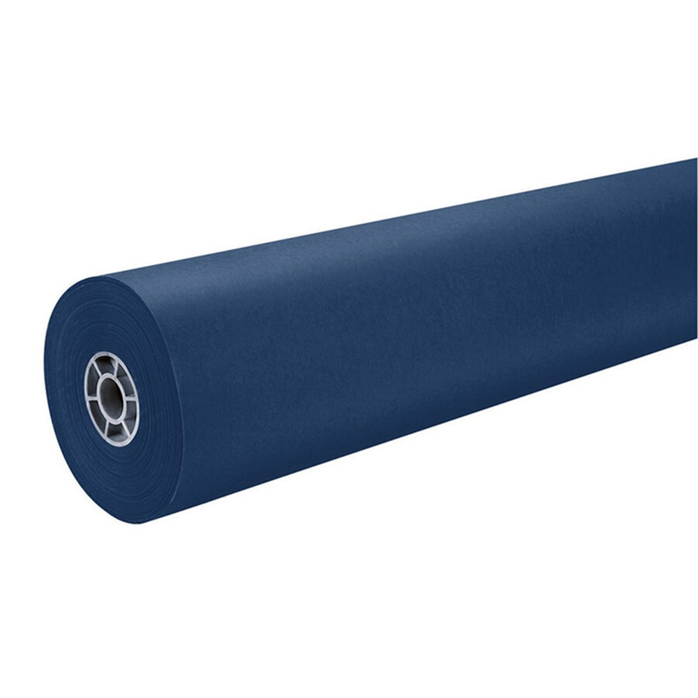 Duo-Finish Paper, Dark Blue, 36" x 500', 1 Roll - PAC0067182 | Dixon Ticonderoga Co - Pacon | Bulletin Board & Kraft Rolls