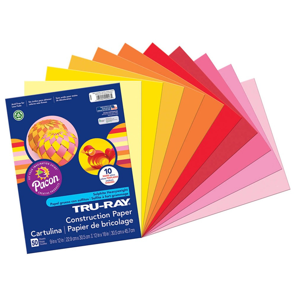 Colorations® Hot Pink 9 x 12 Heavyweight Construction Paper Pack - 50  Sheets