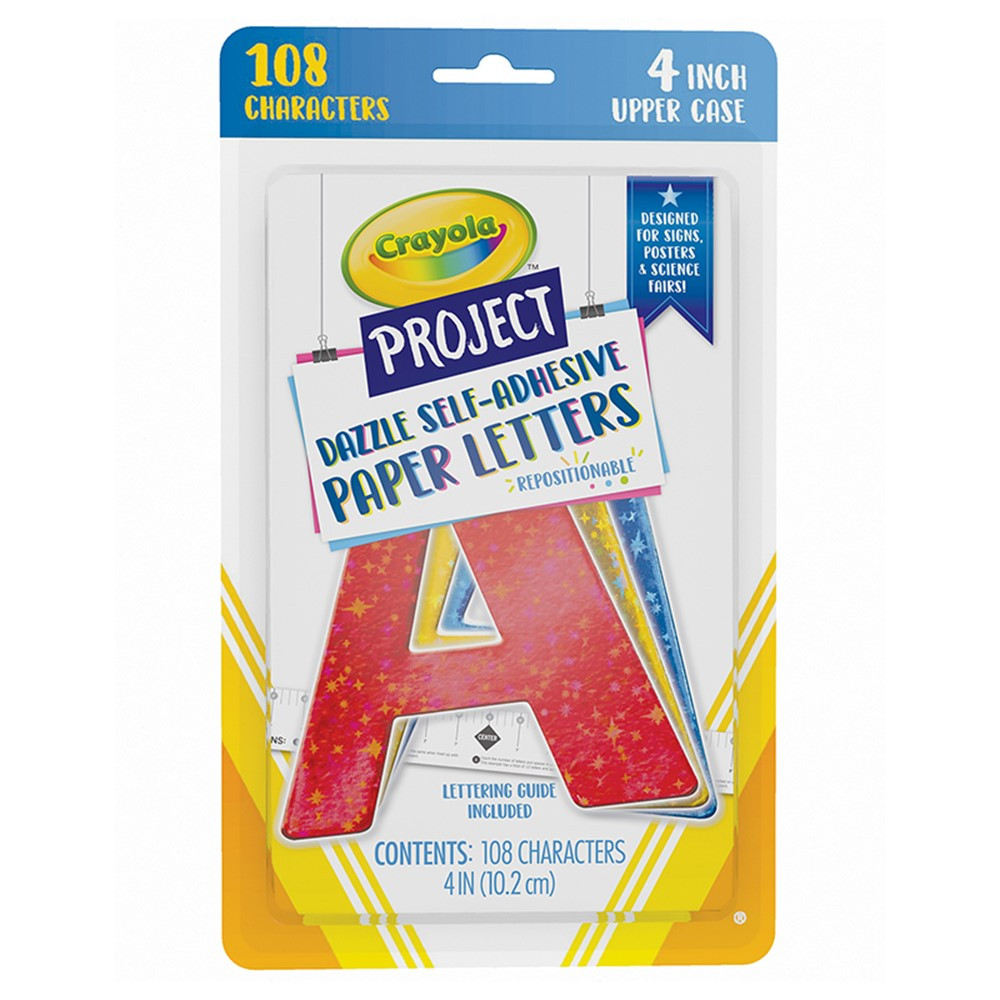 Pacon Self-Adhesive Letter Set with Guide
