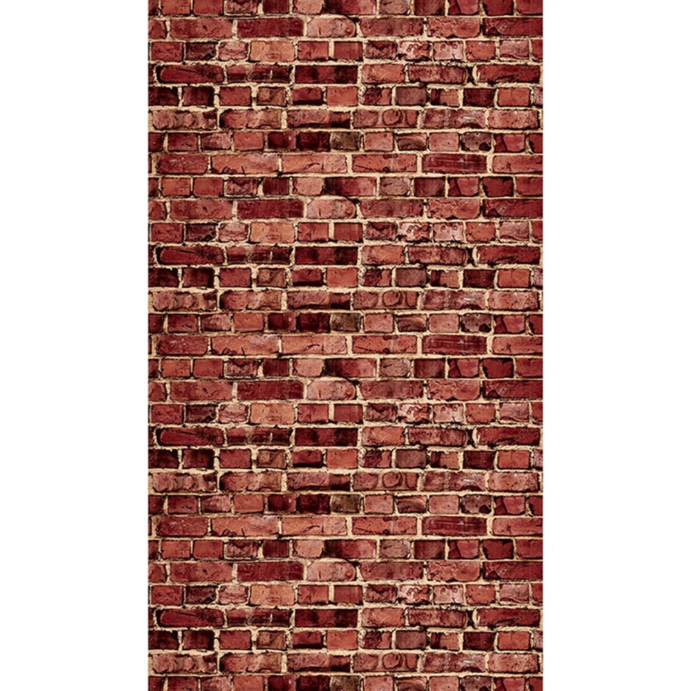 Photography Backdrop Paper, Aged Red Brick, 48" x 12', 4 Rolls - PAC2516 | Dixon Ticonderoga Co - Pacon | Bulletin Board & Kraft Rolls