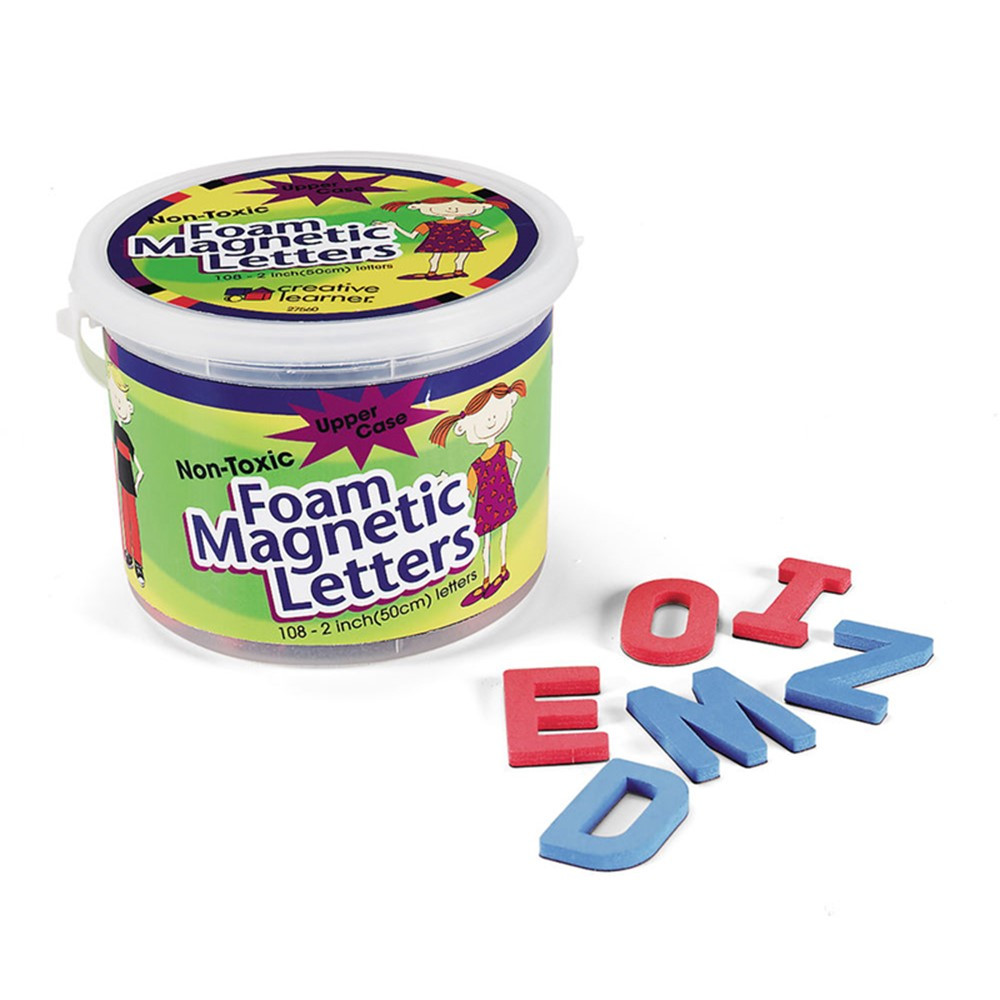 PAC27560 - Foam Magnetic Letters 2 Uppercase in Magnetic Letters