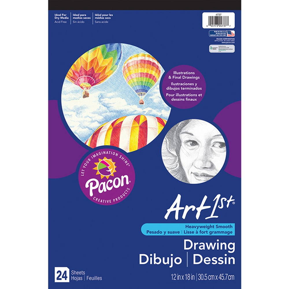 PAC4737 - Art1st Drawing Pad 12X18 in Drawing Paper