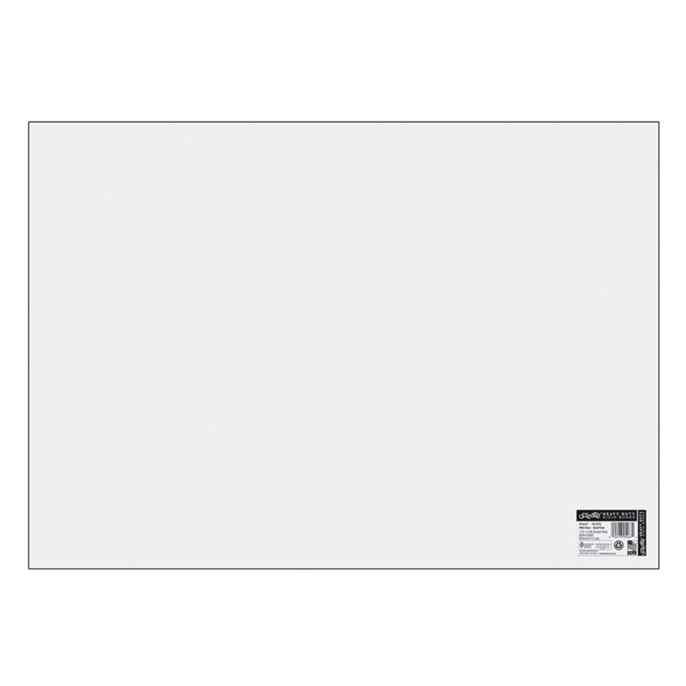 Rigid Display Board, White, 20" x 28", 10 Sheets - PAC5467 | Dixon Ticonderoga Co - Pacon | Poster Board