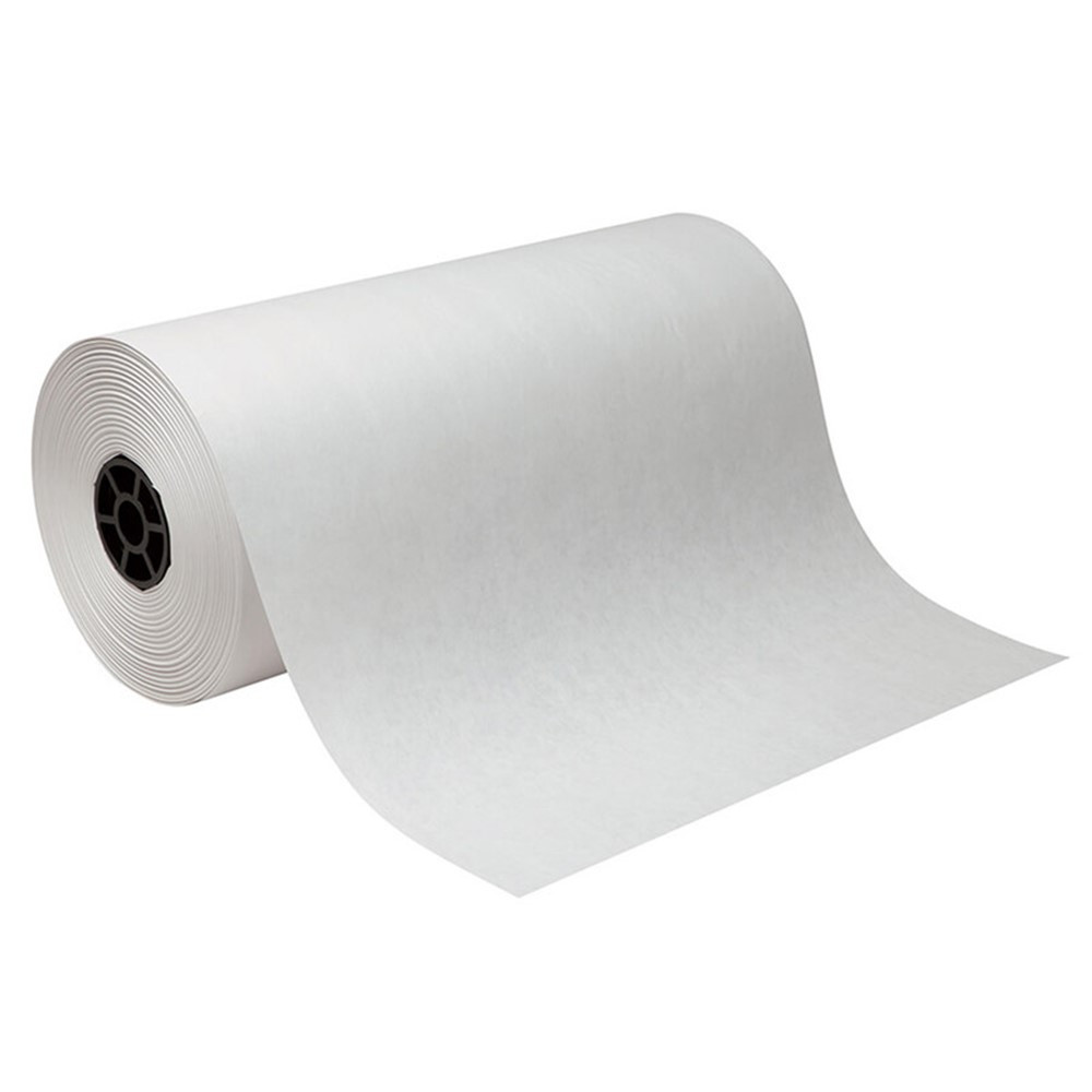 PAC5618 - White Kraft Paper 18 Wide Roll in Bulletin Board & Kraft Rolls
