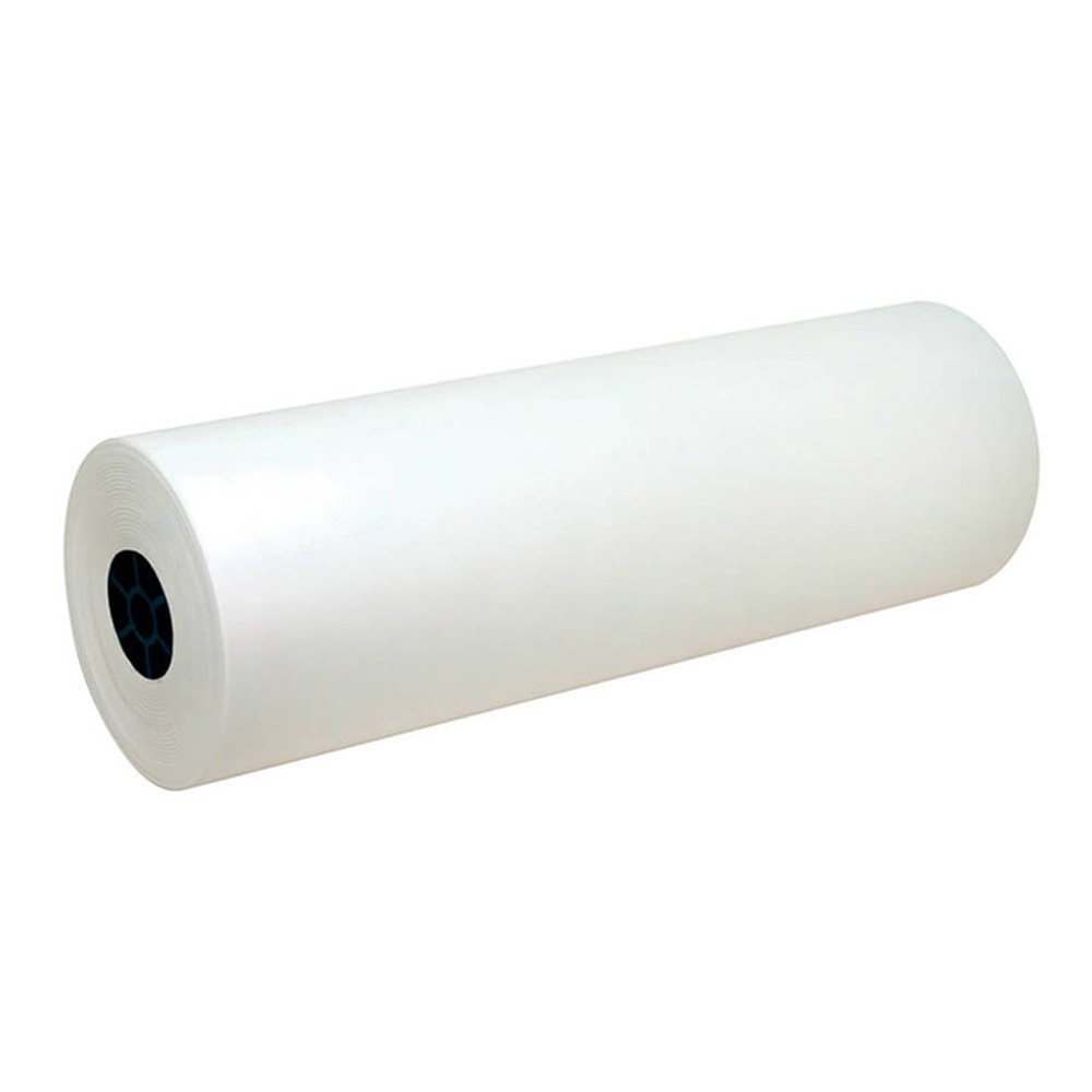 PAC5624 - White Kraft Paper 24In Wide Roll in Bulletin Board & Kraft Rolls