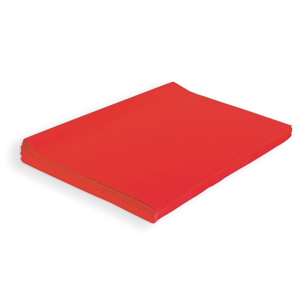 Deluxe Bleeding Art Tissue, Scarlet, 20" x 30", 480 Sheets - PAC59030 | Dixon Ticonderoga Co - Pacon | Tissue Paper