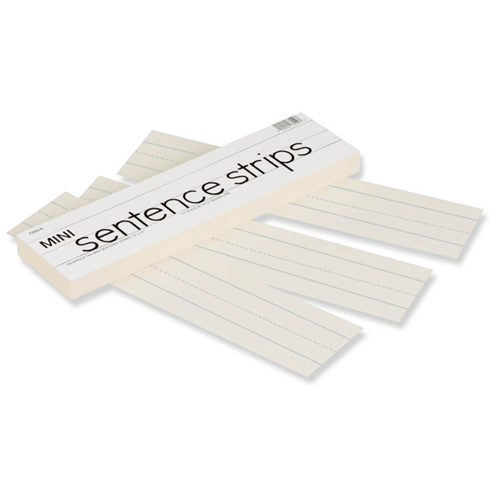 PAC73550 - Manila Tag Mini Sentence Strips in Sentence Strips