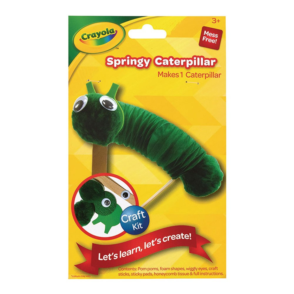 Springy Caterpillar Kit - PACAC1000153CRA | Dixon Ticonderoga Co - Pacon | Art & Craft Kits