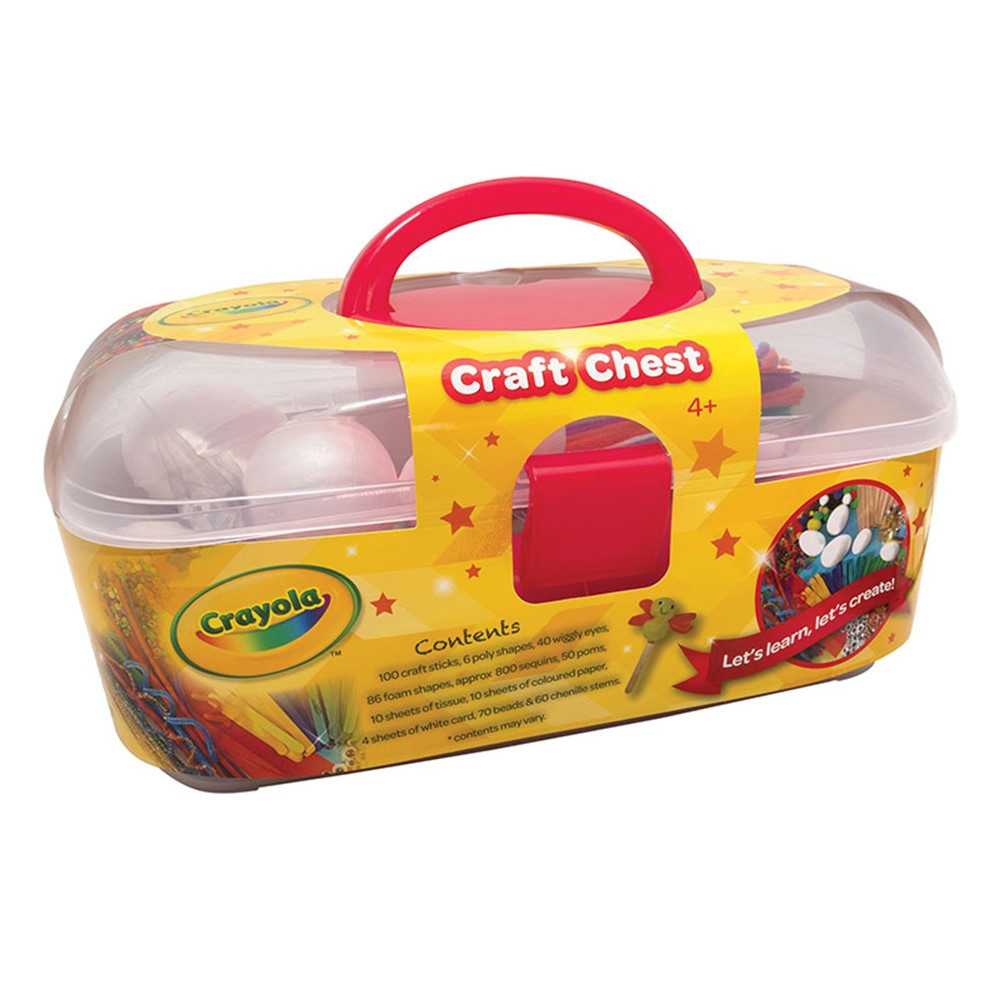 Craft Chest, 171 Pieces - PACAC1000189 | Dixon Ticonderoga Co - Pacon | Art & Craft Kits