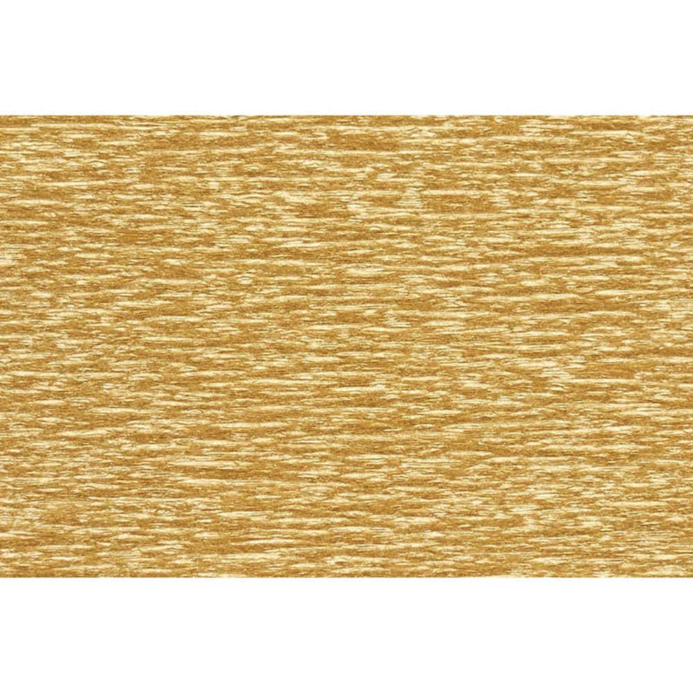 Extra Fine Crepe Paper, Metallic Gold, 19.6 x 78.7" - PACPLG11002 | Dixon Ticonderoga Co - Pacon | Tissue Paper"