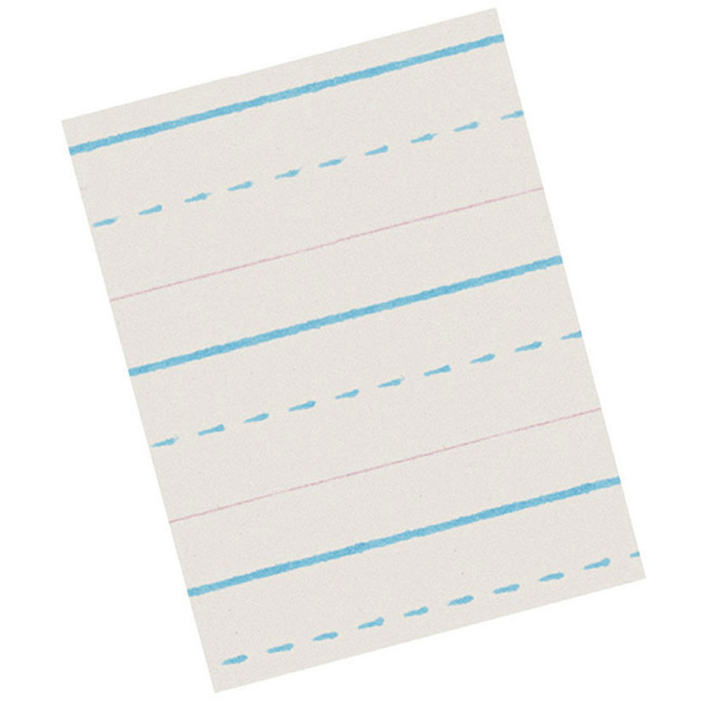 PACZP2612 - Zaner-Bloser Broken Midline Papers 1/2 X 1/4 Long in Handwriting Paper