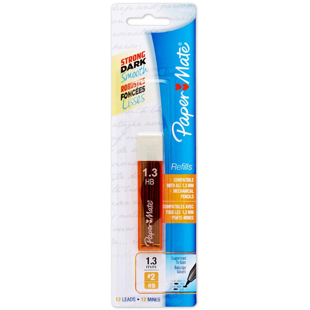 PAP1868816 - Paper Mate 12 Ct 1.3Mm Leads No 2Hb in Pencils & Accessories