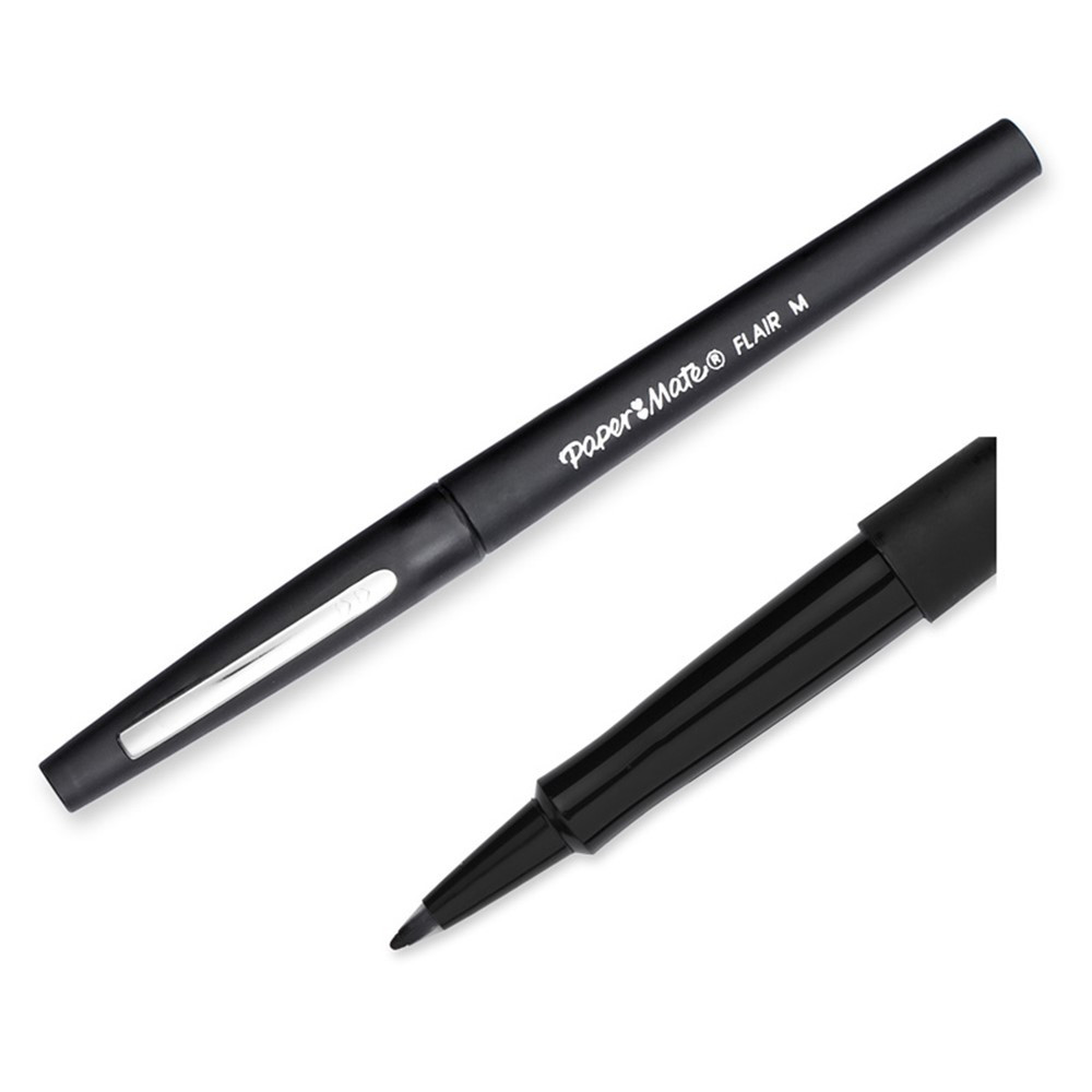 PAP84301 - Papermate Flair Point Guard Pen Black in Pens