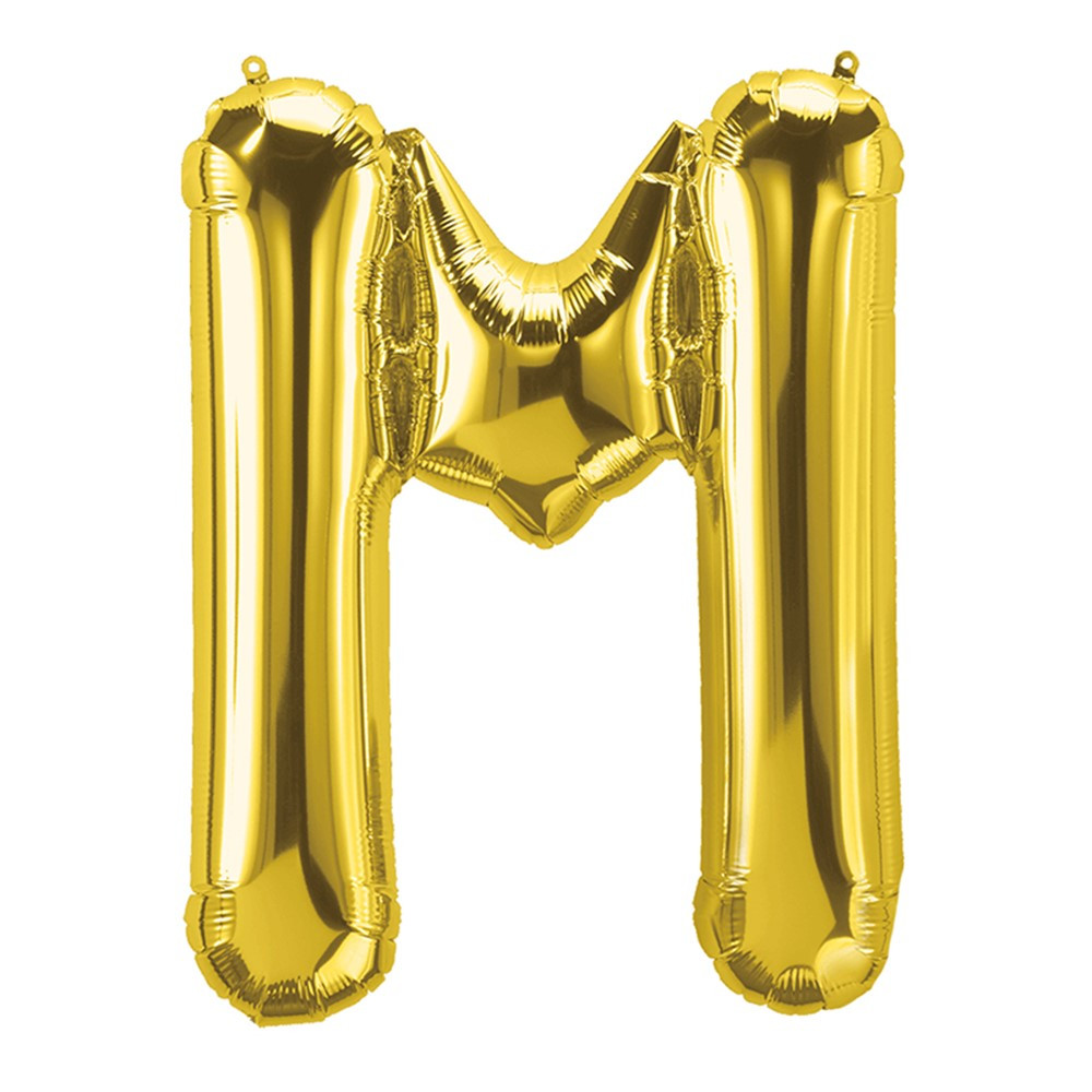 PBN59520 - 16In Foil Balloon Gold Letter M in Accessories