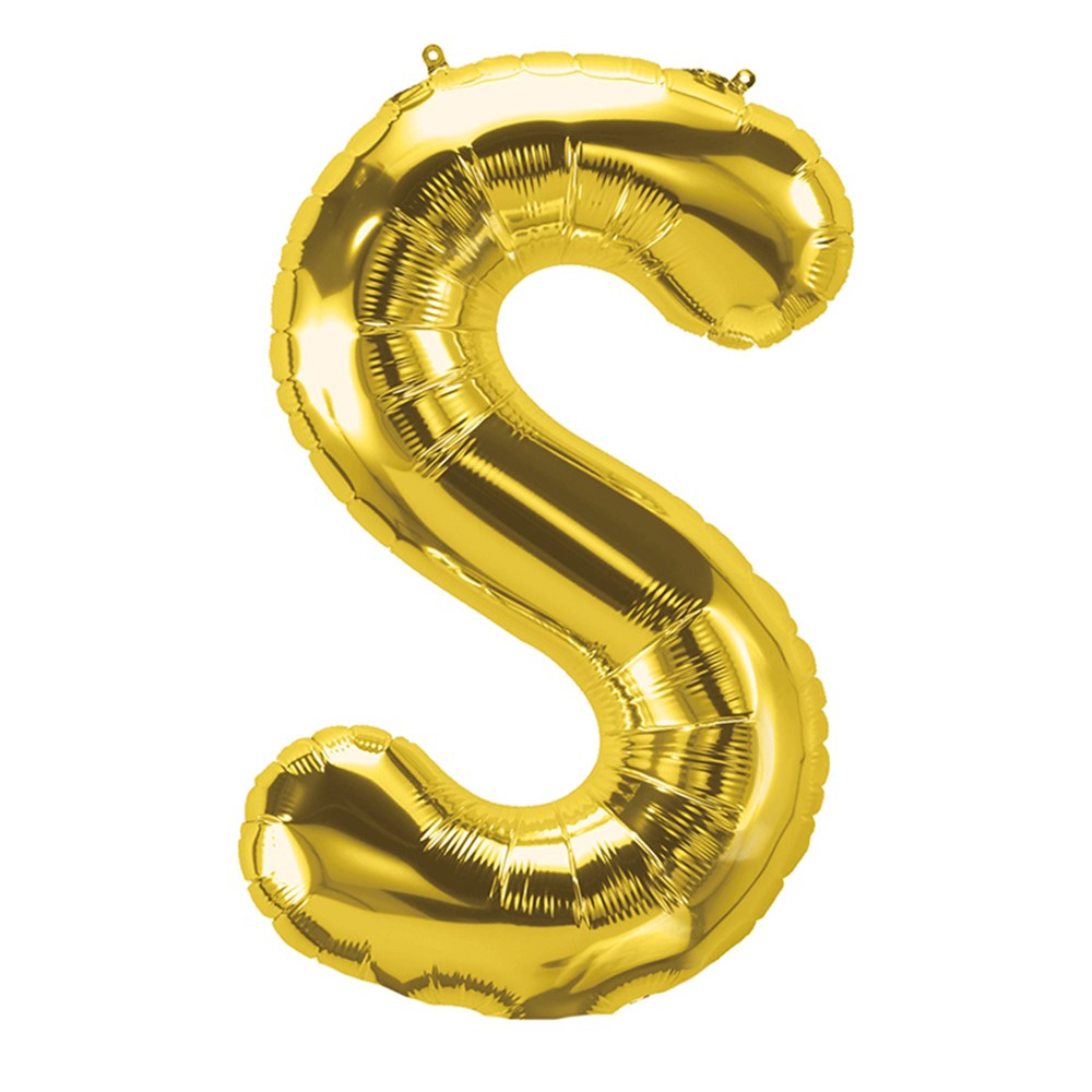 PBN59532 - 16In Foil Balloon Gold Letter S in Accessories