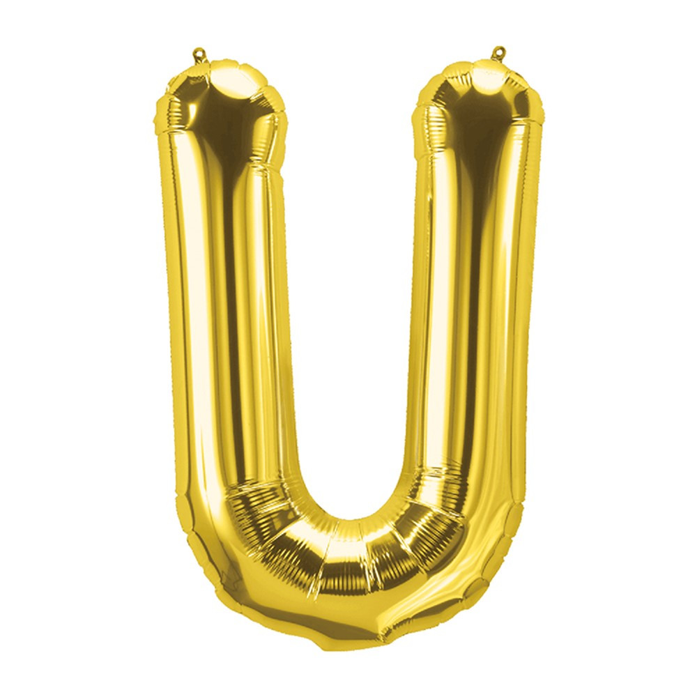 PBN59536 - 16In Foil Balloon Gold Letter U in Accessories