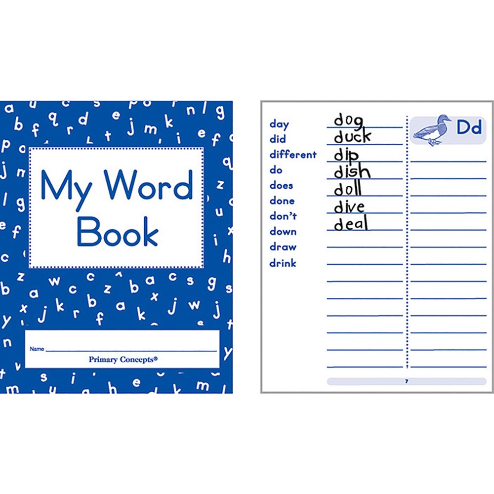 My Word Book, Pack of 20 - PC-1054 | Primary Concepts Inc | Sight Words