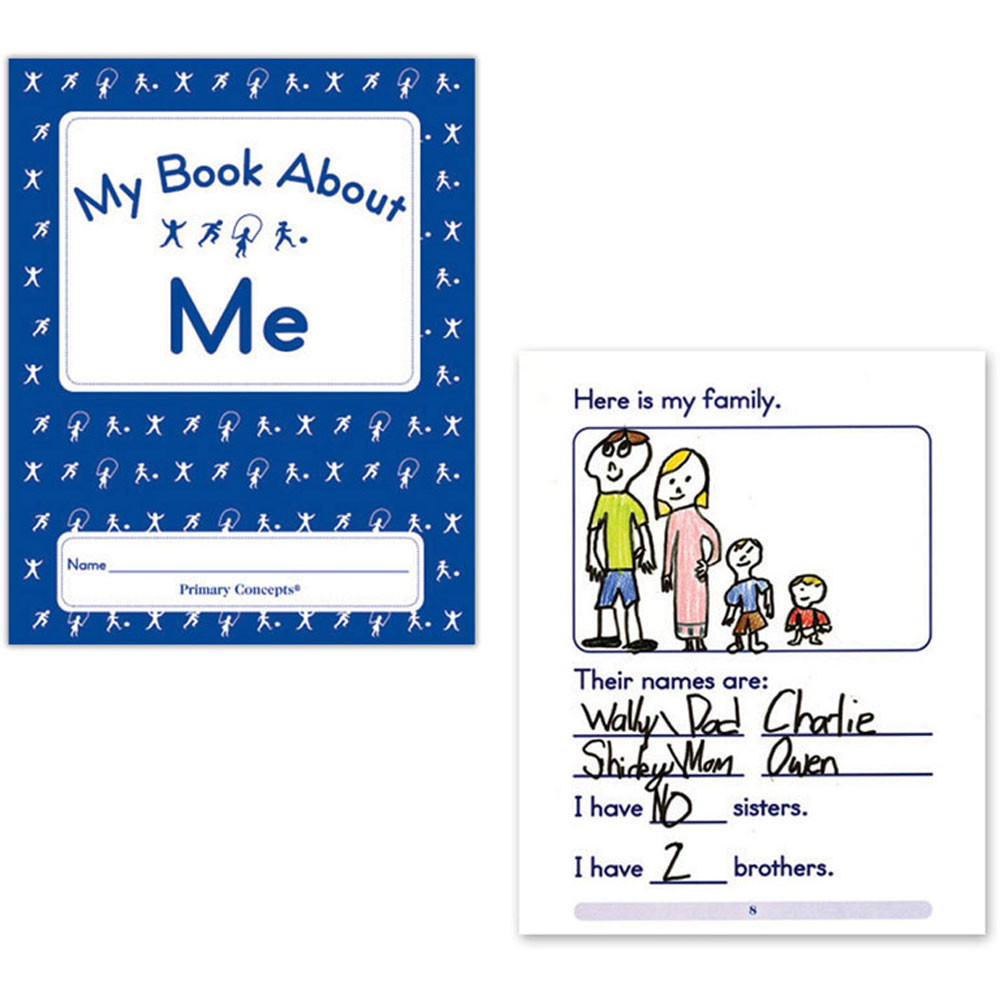 PC-1257 - My Book About Me Set Of 20 in Classroom Activities
