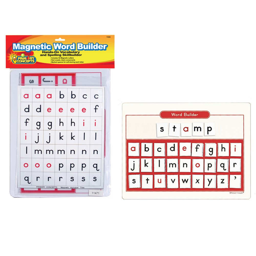 PC-1326 - Magnetic Word Builder in Magnetic Letters