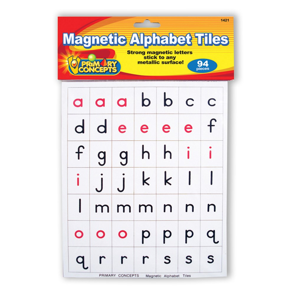 PC-1421 - Magnetic Alphabet Tiles in Magnetic Letters