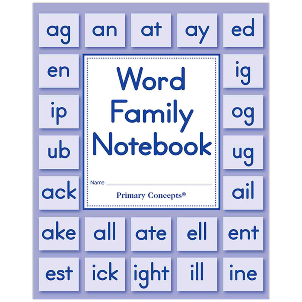 PC-3900 - Word Family Notebook Set Of 5 in Word Skills